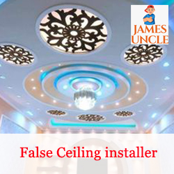 False Ceiling installer Mr. Altaf Khan in Dharmatala